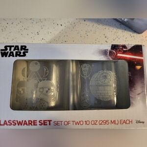 Star Wars Glassware Set, NIB